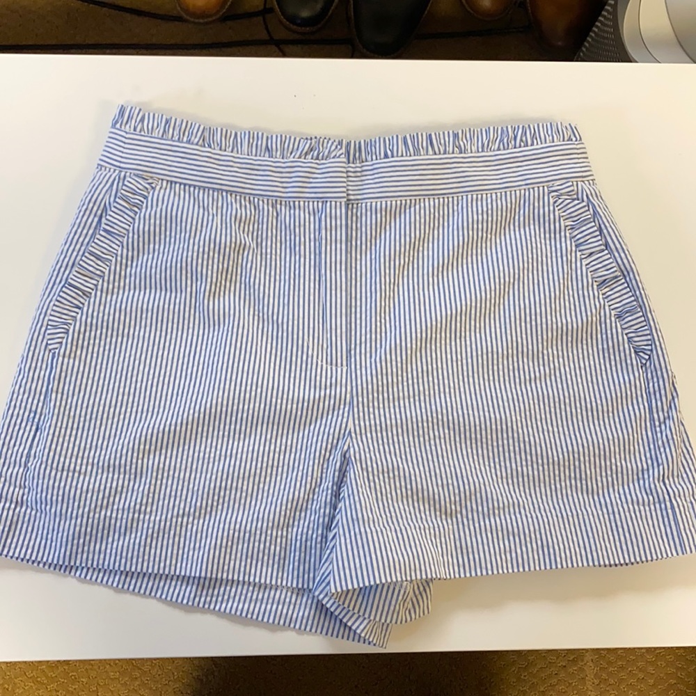 J. Crew factory seersucker shorts